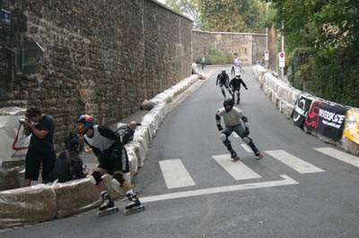 Repérage dans la descente