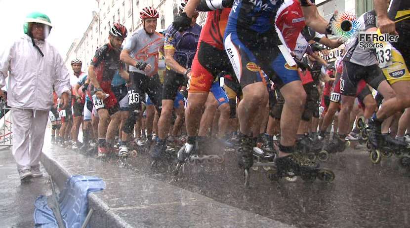 Le départ du marathon hommes