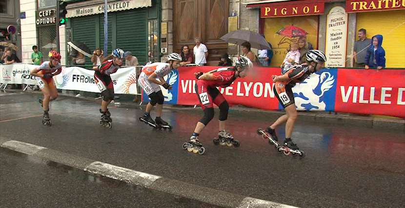 Le groupe de tête du marathon hommes