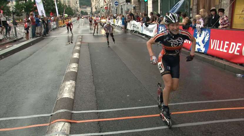 Le sprint d'arrivée du marathon féminin