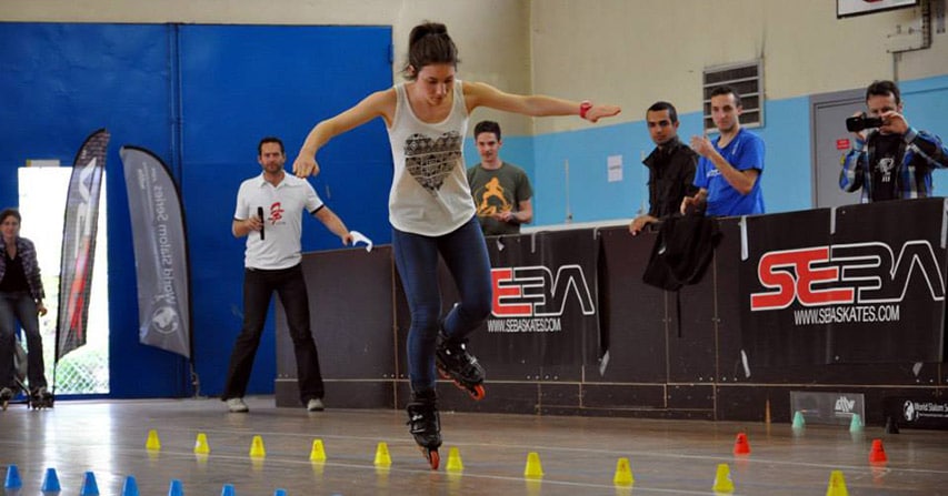 Lyon Roller Slalom Contest 2014