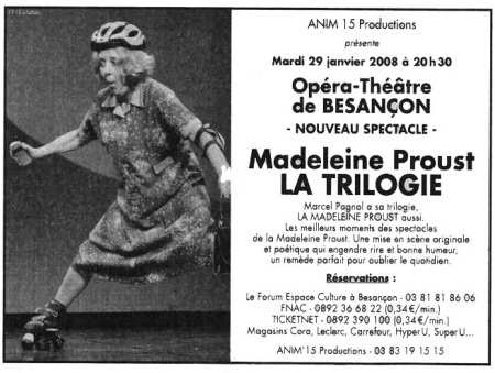 Spectacle de Madeleine Proust à roulettes sur scène 2008 à Besançon (25)