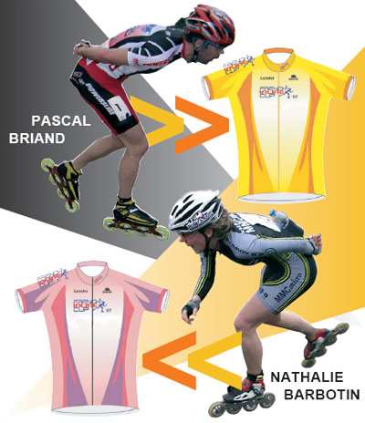 Les maillots leader de la FIC