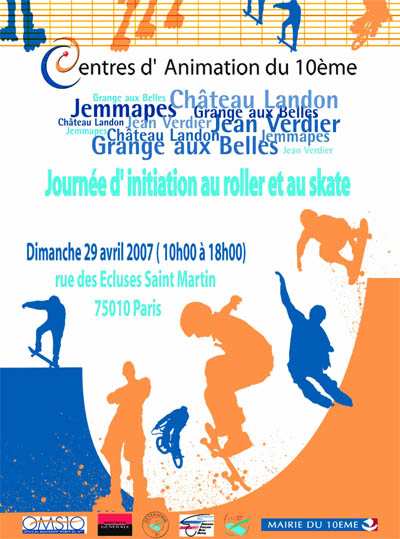 Manifestation skate et roller 2007 à Paris (75)