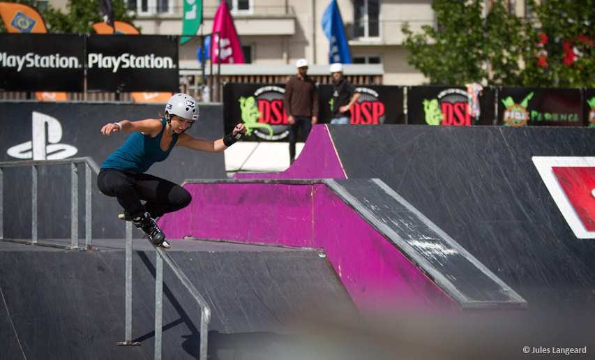 Manon Derrien au FISE Experience Rennes sur Roulettes 2011