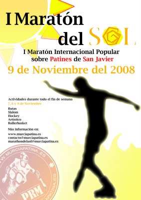 Marathon roller del Sol 2008 à Murcia (Espagne)
