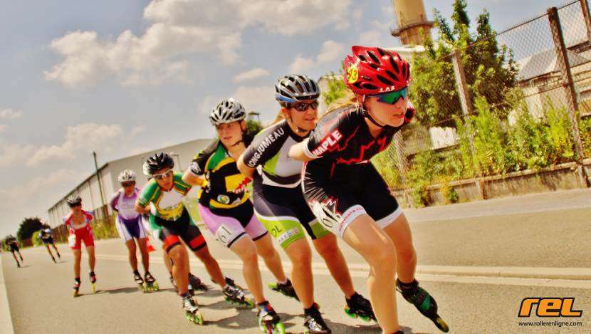 Marathon roller de Compiègne 2013 - peloton féminin