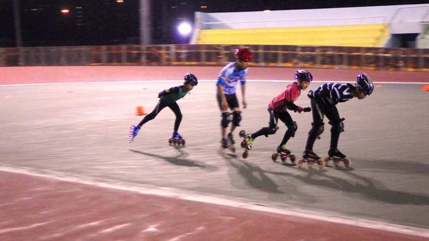 Premier entraînement sur la piste de Kaoshiung