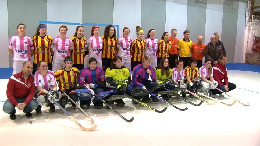 Euroligue dames rink hockey 2016 : Mérignac-Manlleu (match aller)