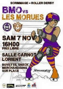 Match de roller derby BMO / Les Morlus