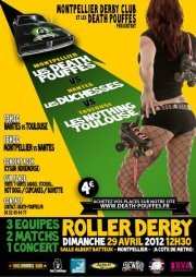 Tournoi de roller derby 2012 entre les équipes de Toulouse, Montpellier et Nantes à Montpellier (34)