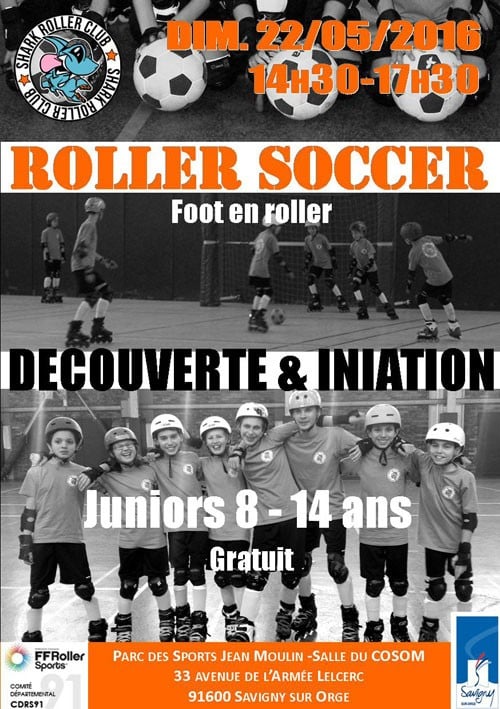 Après-midi découverte et initiation au roller-soccer 2016 à Savigny-sur-Orge (91)
