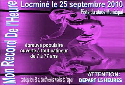 Mon Record de l&rsquo;Heure 2010 à Locminé (56)