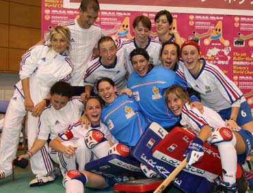 Championnat du monde rink hockey femme 2008 : France 7 – Chili 1