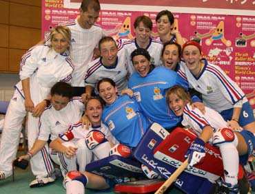 Championnat du monde rink hockey femme 2008 : France 7 &#8211; Chili 1