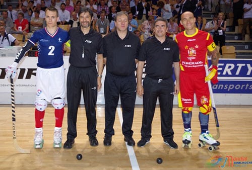 Les arbitres du mondial de rink hockey 2015