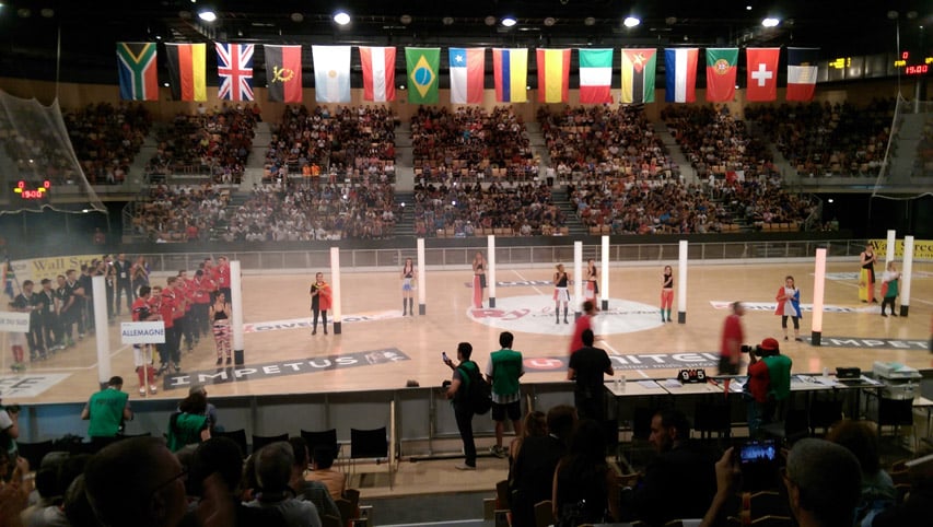 Cérémonie d'ouverture du championnat du monde de rink hockey 2015