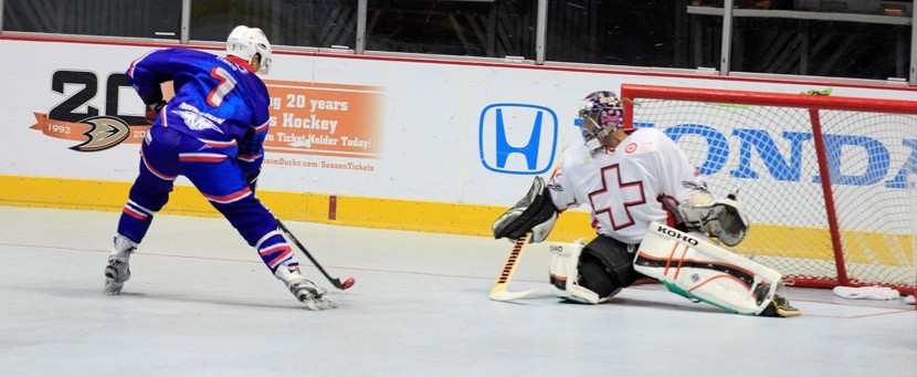Match France - Suisse au championnat du monde de roller hockey 2013