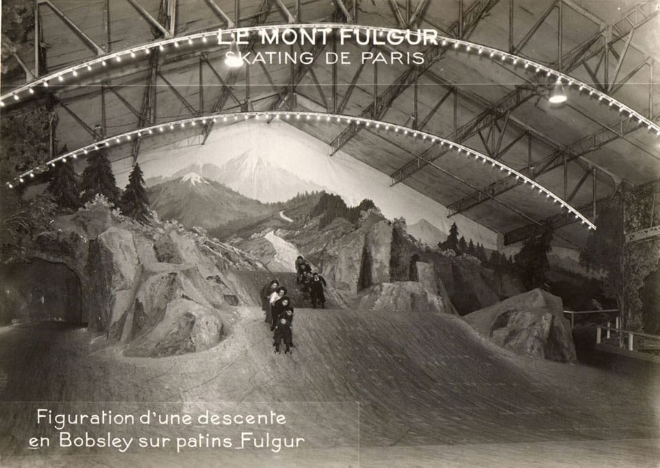 Le Mont Fulgur au Skating de Paris (1938) - collection personnelle de Sam Nieswizski