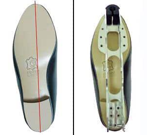 Marque des bottines pour un parfait alignement de la platine