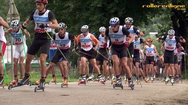 La montée du Larmont en rollerski