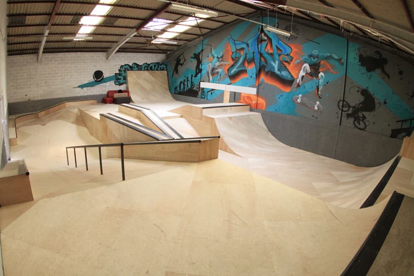 La salle principale du Montpellier Indoor Park