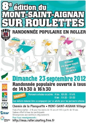 8ème édition de « Mont-Saint-Aignan sur roulettes » (76)