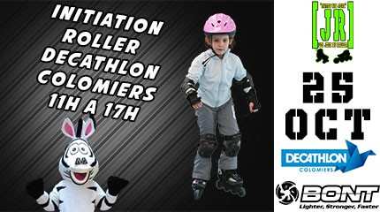 Jeux du Roller Midi-Pyrénées: initiation roller à Décathlon