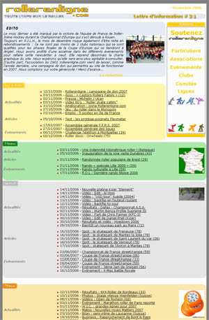 newsletter rollerenligne nouvelle mouture