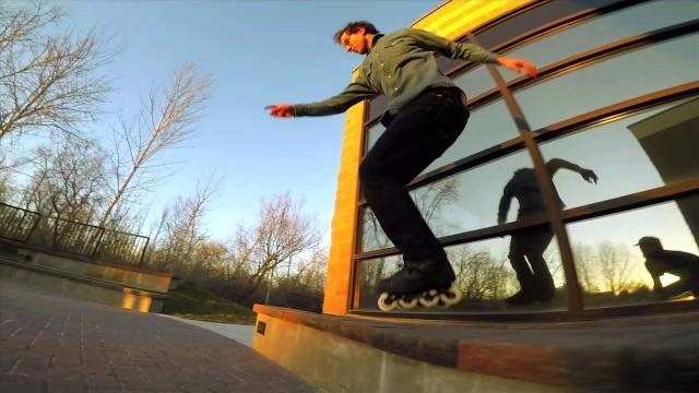 Session roller freeride avec Nicholas Swan