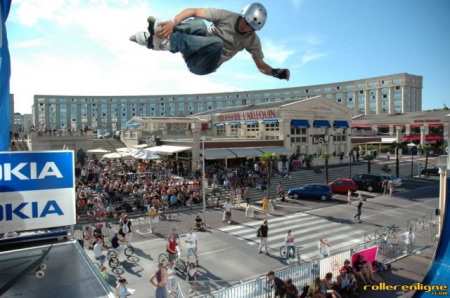 Photos : Rampe avec les pros riders au FISE 2007