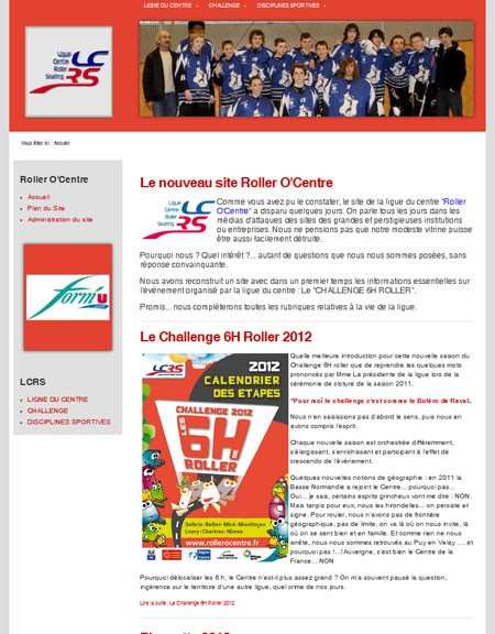 Le site de la Ligue du Centre fait peau neuve
