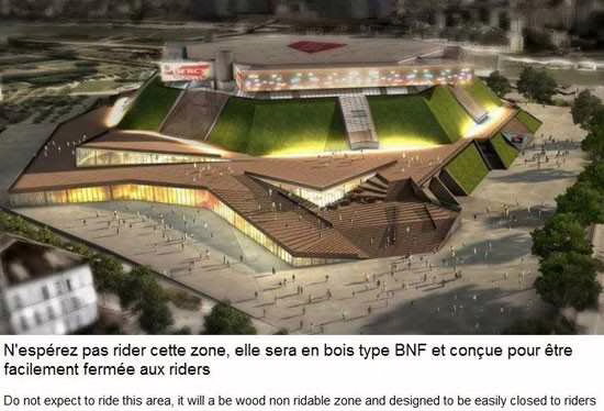 Le « spot » du Palais Omnisports de Paris Bercy menacé de destruction (75)