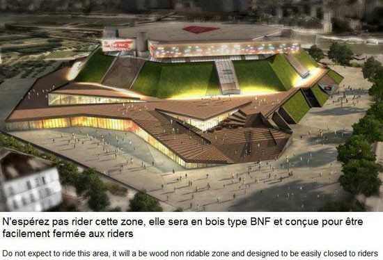 Le « spot » du Palais Omnisports de Paris Bercy menacé de destruction (75)