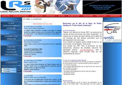 Site Ligue R. S. Poitou Aunis Saintonge