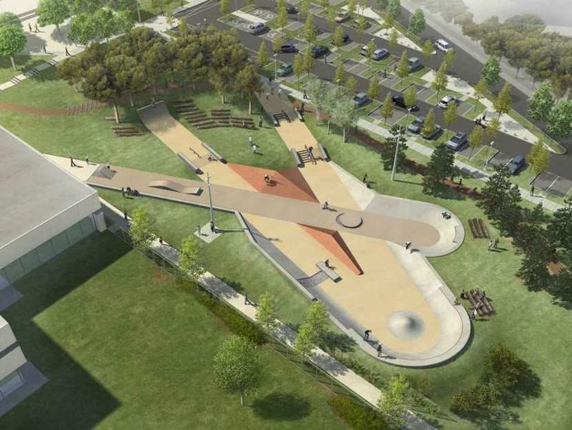 Saint-Etienne : nouveau park à la plaine Achille