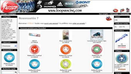 Shop : nouveau site Loops Racing
