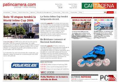 Web : patincarrera.com fait peau neuve