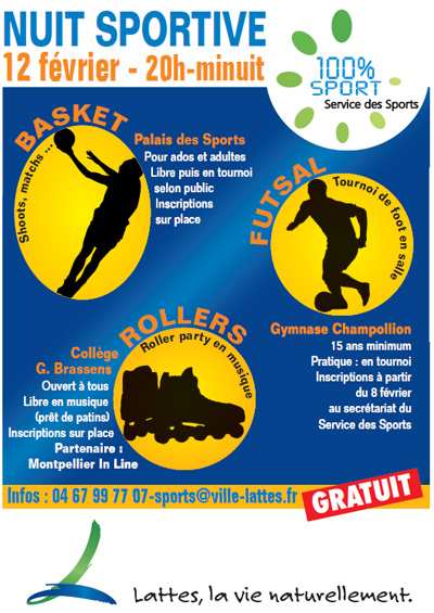 Nuit sportive et roller à Lattes (34)