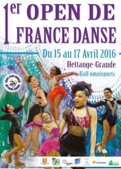 Premier Open de France Danse 2016 à Hettange-Grande (57)