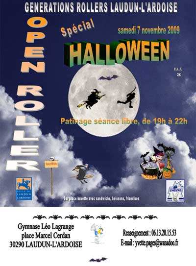 Open roller spécial Halloween 2009 à Laudun (30)