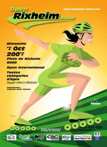 Open International de roller de vitesse 2007 à Rixheim (68)