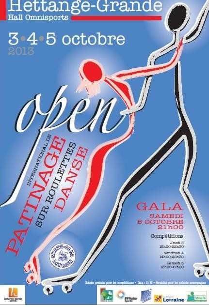 Open International de Danse artistique sur roulettes à Hettange-Grande (57)