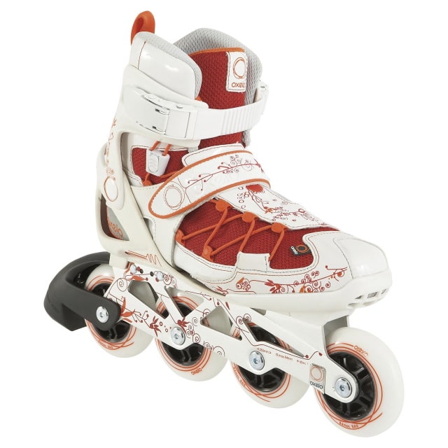 Oxelo FIT7 Femme blanc/orange 2008 (fr)