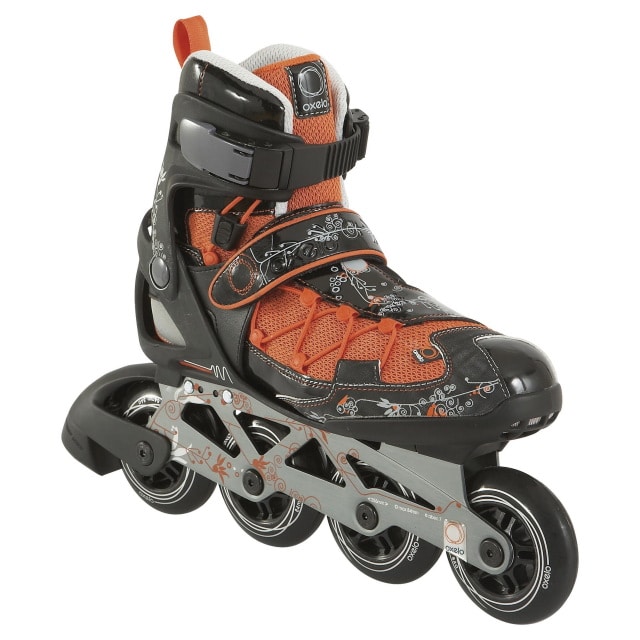 Oxelo FIT7 Femme noir/orange 2008 (fr)