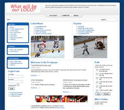 Web : nouveau site pour les mondiaux hockey