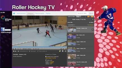 Suivez l&rsquo;élite du roller-hockey sur roller-hockey.tv