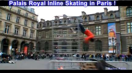 Vidéo : Palais Royal Inline Skating in Paris