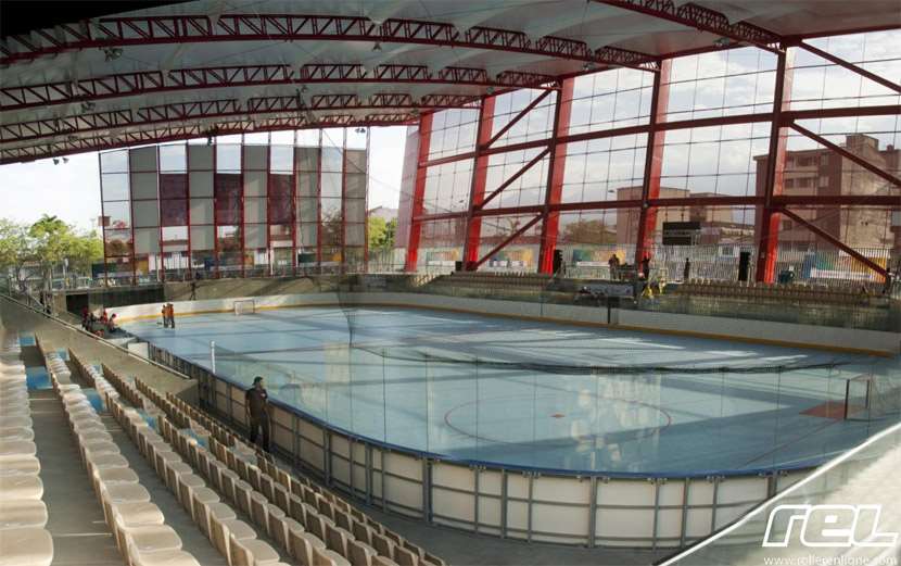 La toute nouvelle arène de hockey à Cali (Colombie)