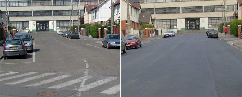 Mise à neuf du parcours à Clermont dans l'Oise